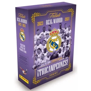 2023 24 panini real madrid tribute three time champion soccer hobby