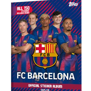 2025 26 fc barcelona topps sticker album
